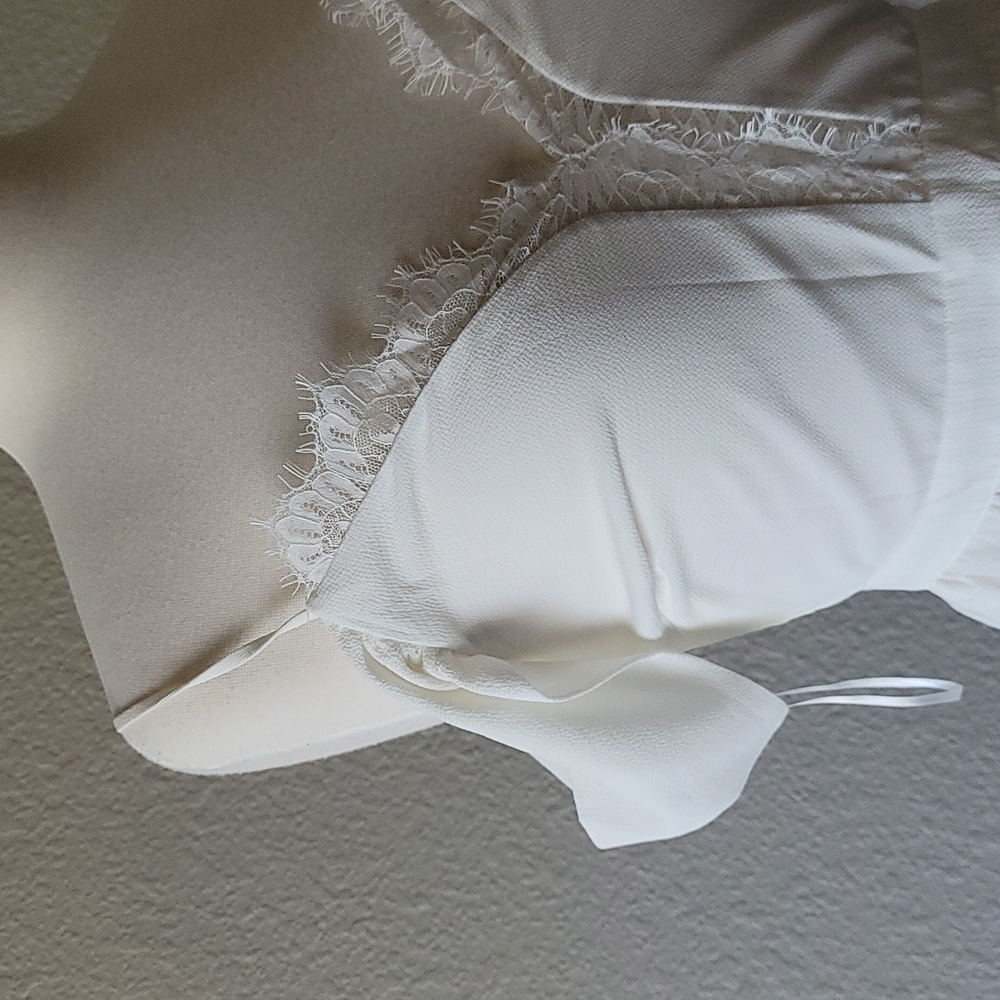 WAYF Cream/White Dress NWT - Picture 2 of 10